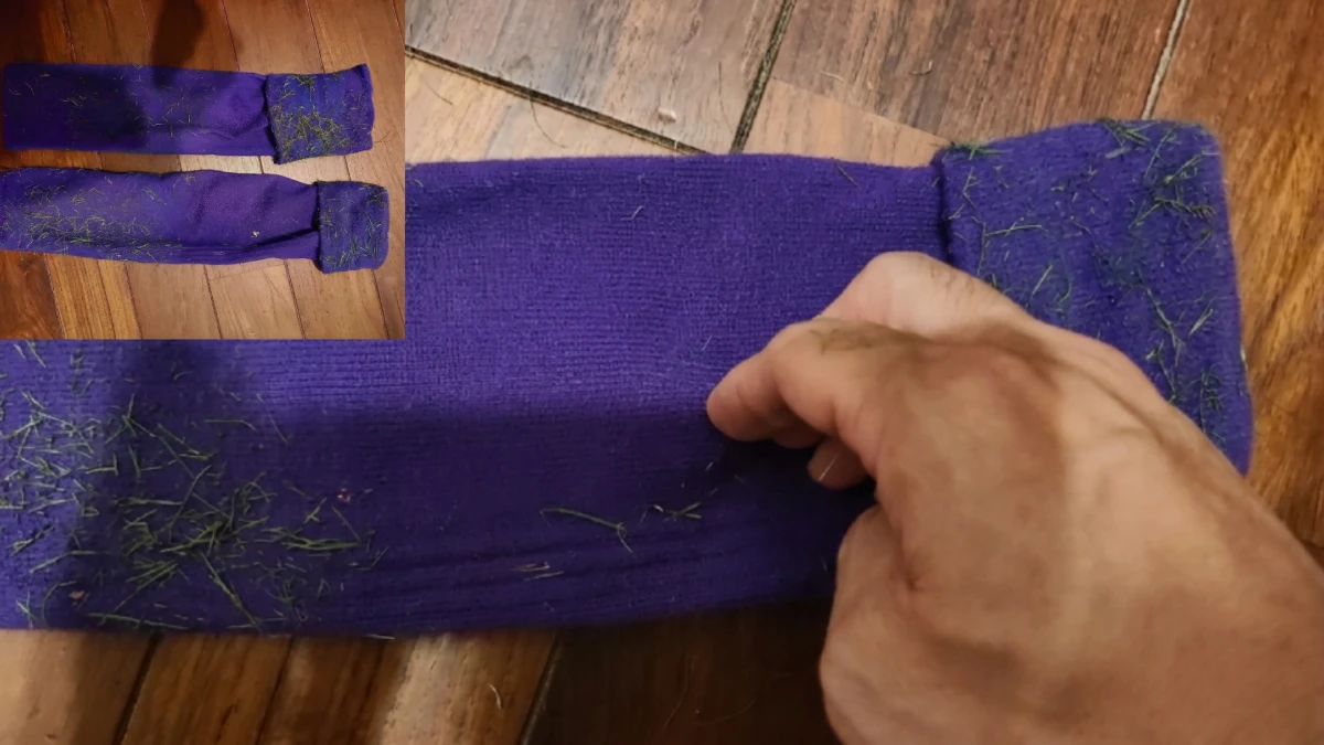 ソックスの芝取り